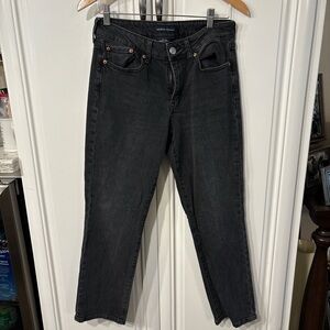 Aeropostale Black Straight Leg Jeans